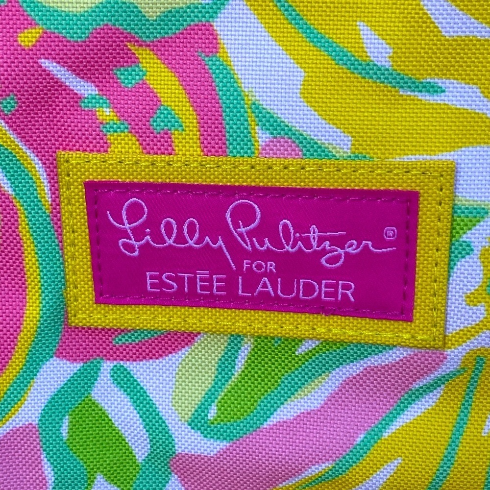 NWOT Lilly Pulitzer For ESTEE LAUDER Shopping Tote Bag 15" x 16" - Picture 10 of 10